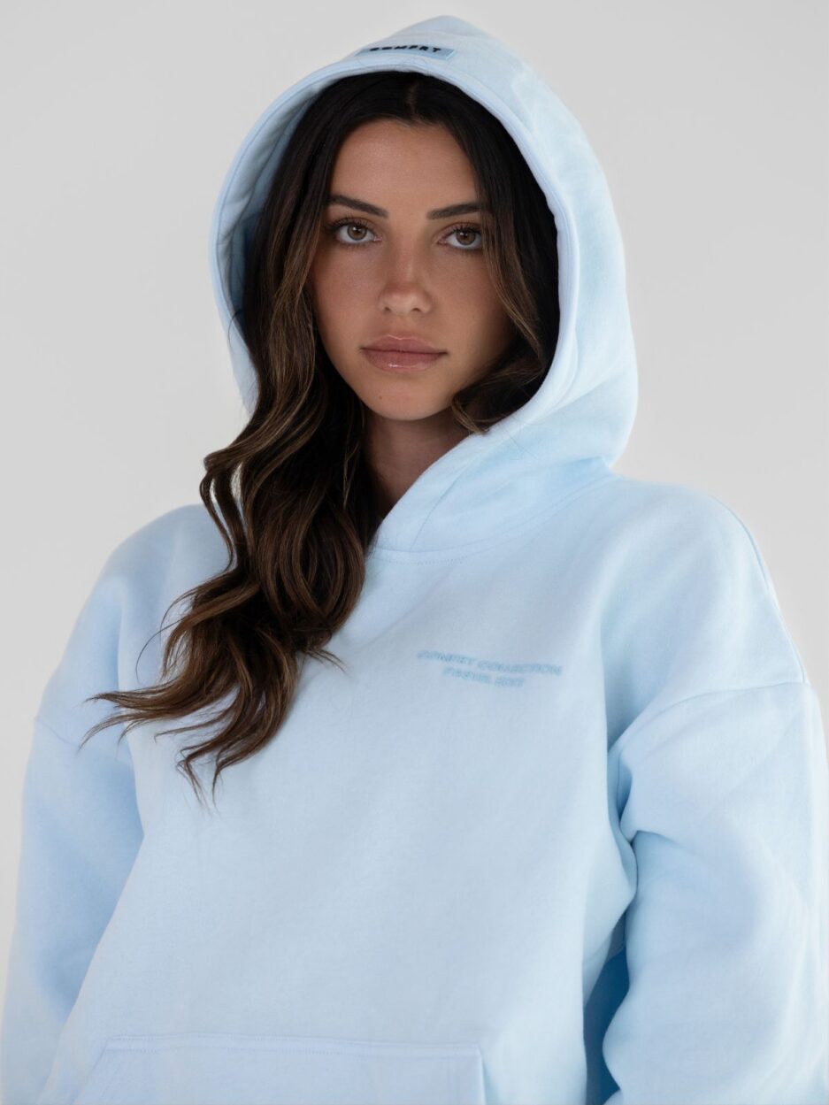 Baby Blue Comfrt Pastel Hoodie