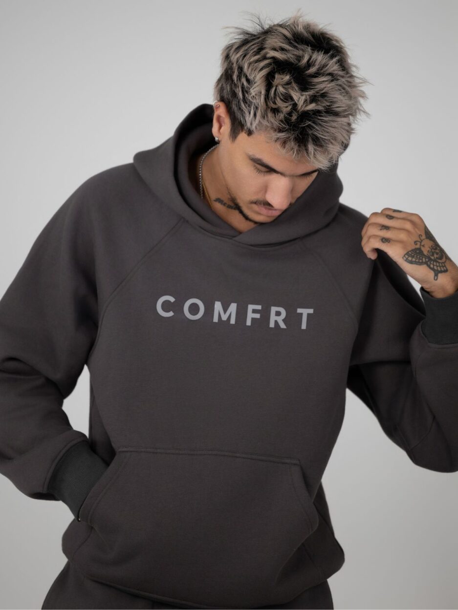 Charcoal Tranquil Comfrt Hoodie