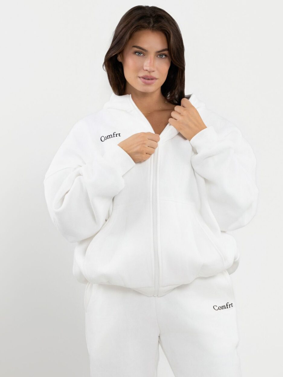 Snow Cloud Zip Comfrt Hoodie