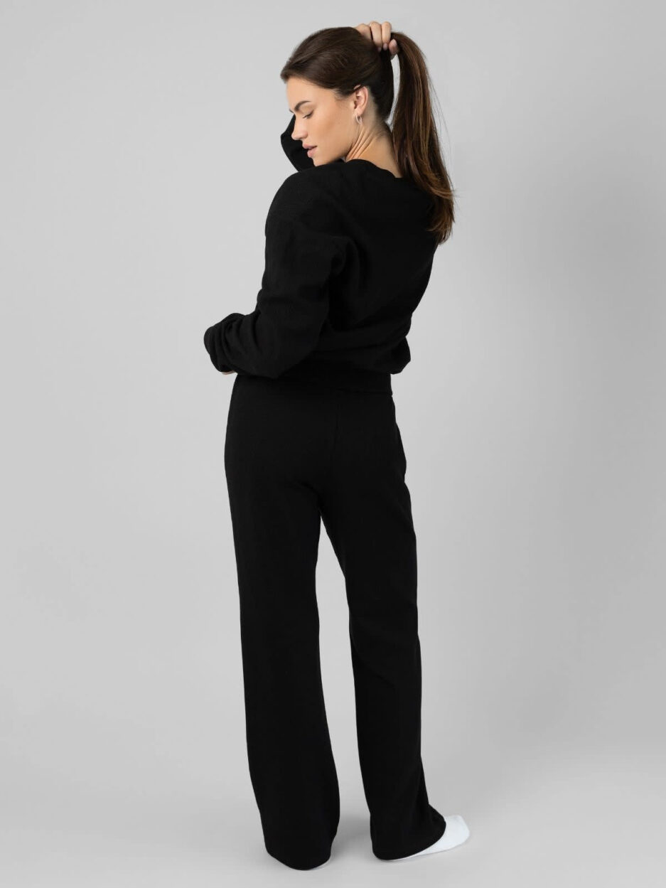 Black Lounge Relaxed Sweatpants