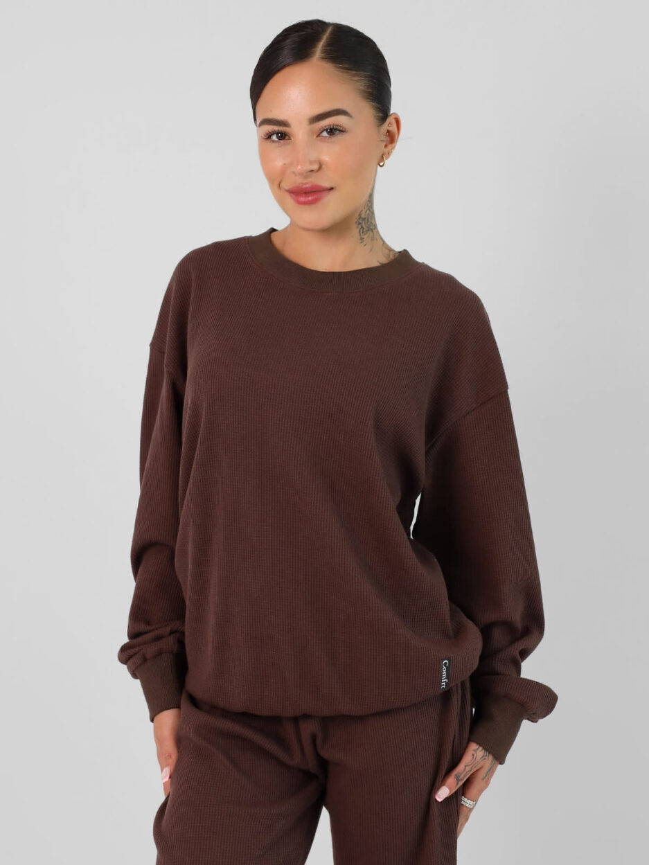 Cocoa Waffle Lounge Long Sleeve